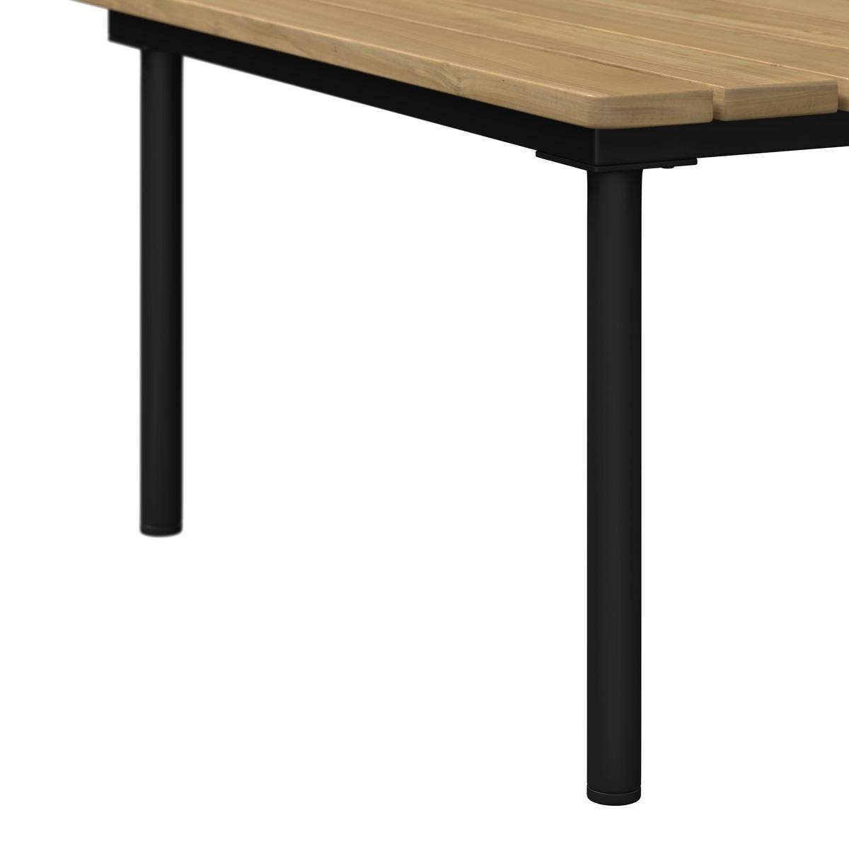 Loungegarnitur Montana - Schwarz, MODERN, Holz/Kunststoff - Beldano