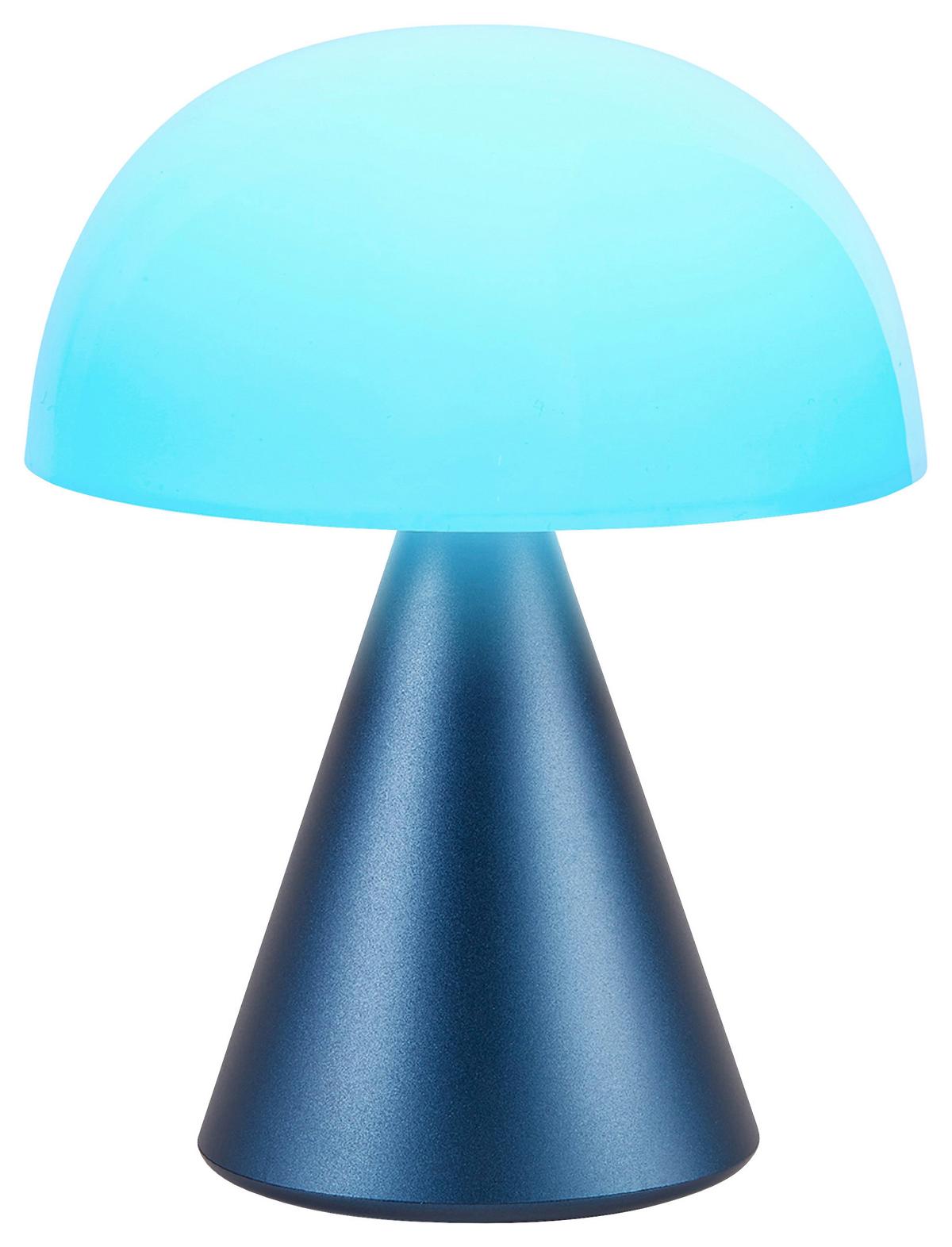 Akku-tischleuchte Lexon Mina L - Dunkelblau, Design, Kunststoff/Metall (14/17/14cm)
