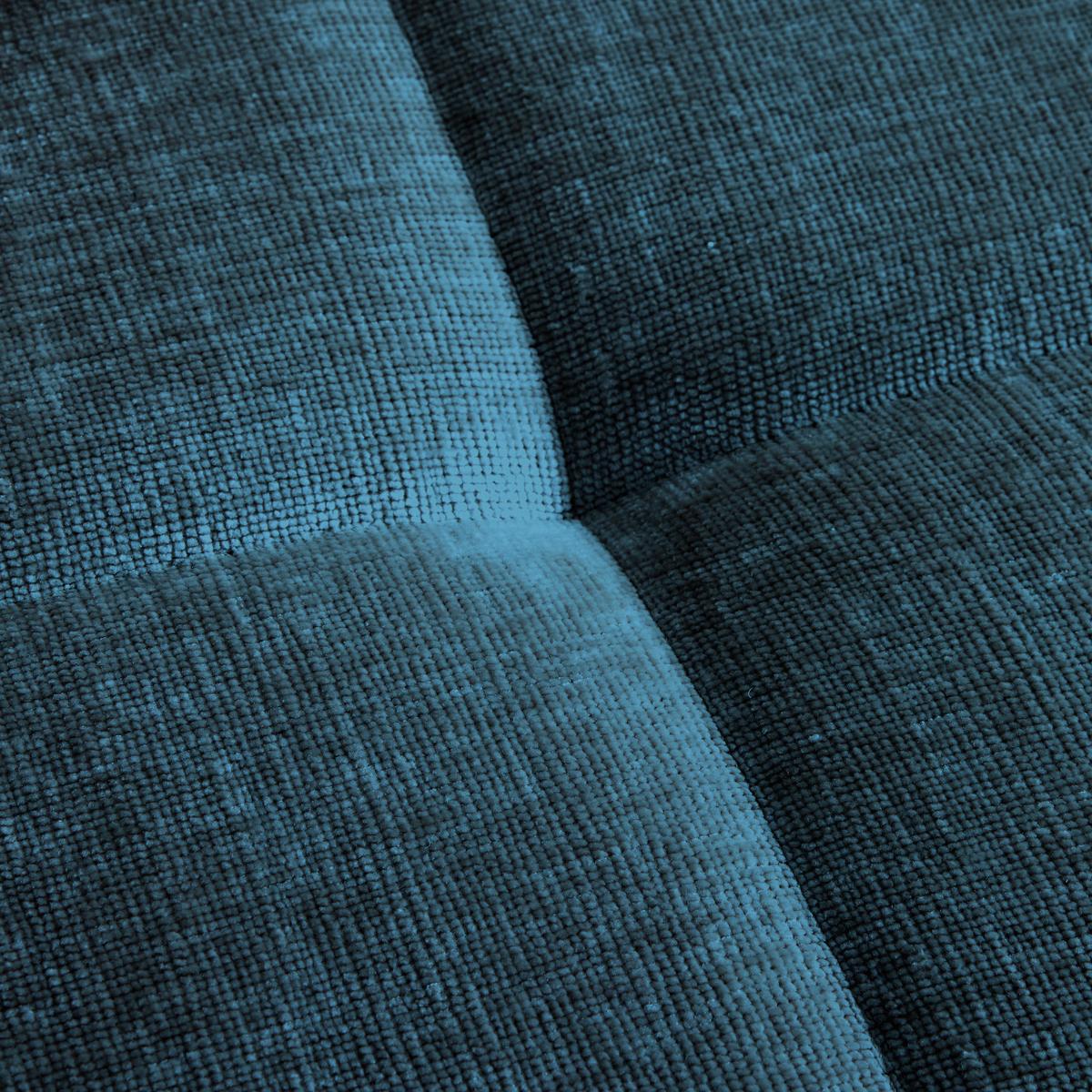 Velká pohovka MATTEO, petrolejová tkanina EUPHORIA - petrolej/černá, Moderní, dřevo (246/93/124cm)