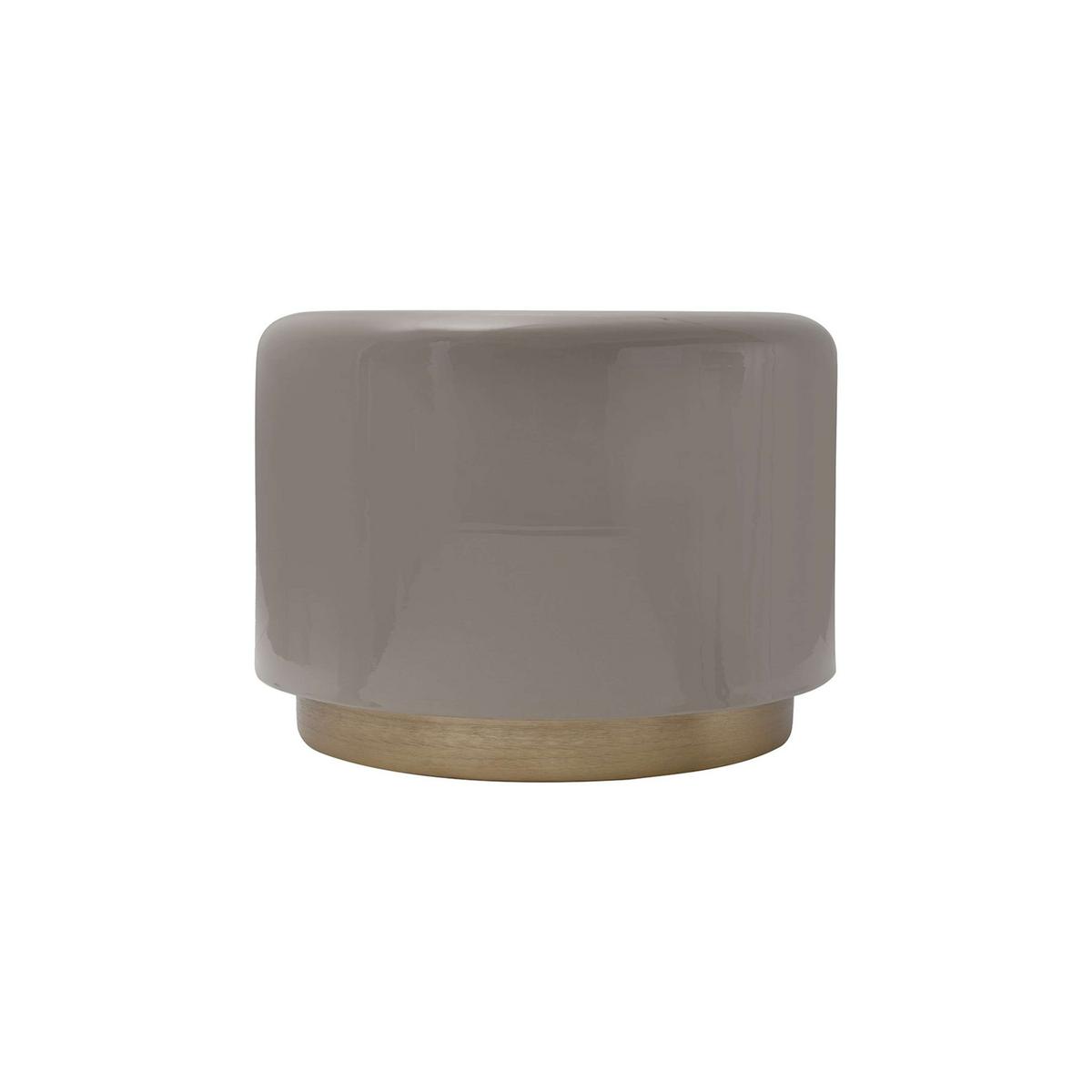 Hocker Artisse 250 Grau/goldfarben D: 51,5 Cm - Goldfarben/Grau, Design, Metall (51,5/43cm) - Kayoom