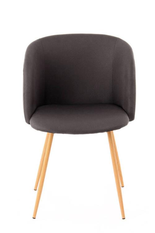 Sada stoličiek 2 kusy - čierna, Design, kov/plast (54/84/56cm)