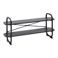 KOMODA POD TELEVIZI BEND -EXKLUSIV- - černá, Moderní, kov/kompozitní dřevo (100/44/27cm) - Mömax