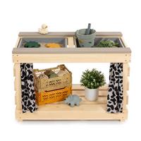 Sand- Und Wassertisch Muddy Buddy® - Birkefarben/Grau, Basics, Holz (80/40/55cm) - MUDDY BUDDY