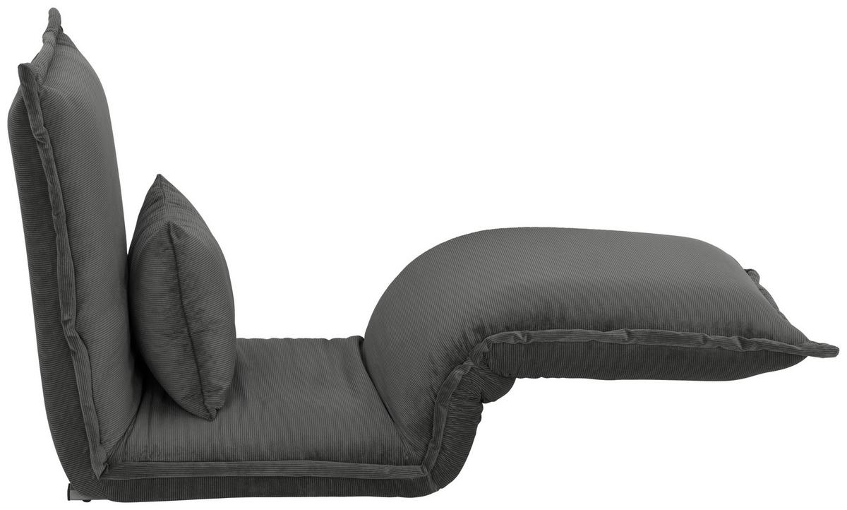 Schlafsessel Jan - Silberfarben/Grau, MODERN, Textil (77/73/87cm) - MID.YOU