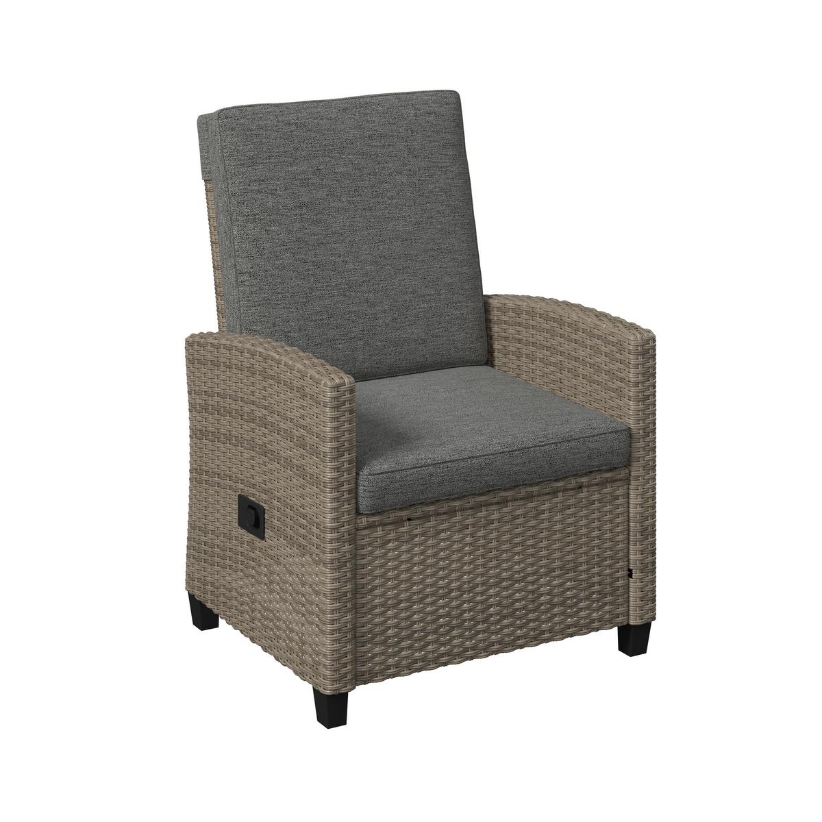 ZAHRADNÍ SADA HANNAH - šedá, Basics, kov/textil - Mömax