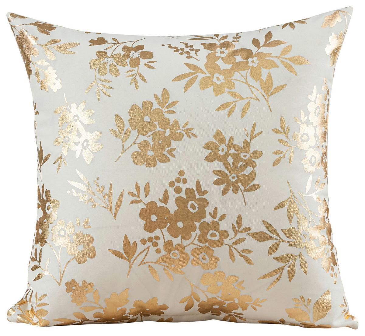 Zierkissen Josefa - Champagner, ROMANTIK / LANDHAUS, Textil (45/45cm) - James Wood