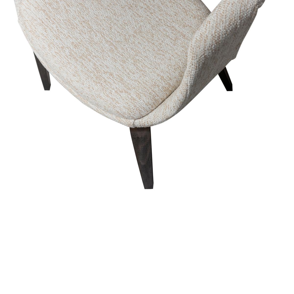 Armlehnstuhl-Set Yossi Naturfarben/Dunkelbraun B:57cm - Dunkelbraun/Naturfarben, MODERN, Holzwerkstoff/Textil (57/78/57cm) - Livetastic