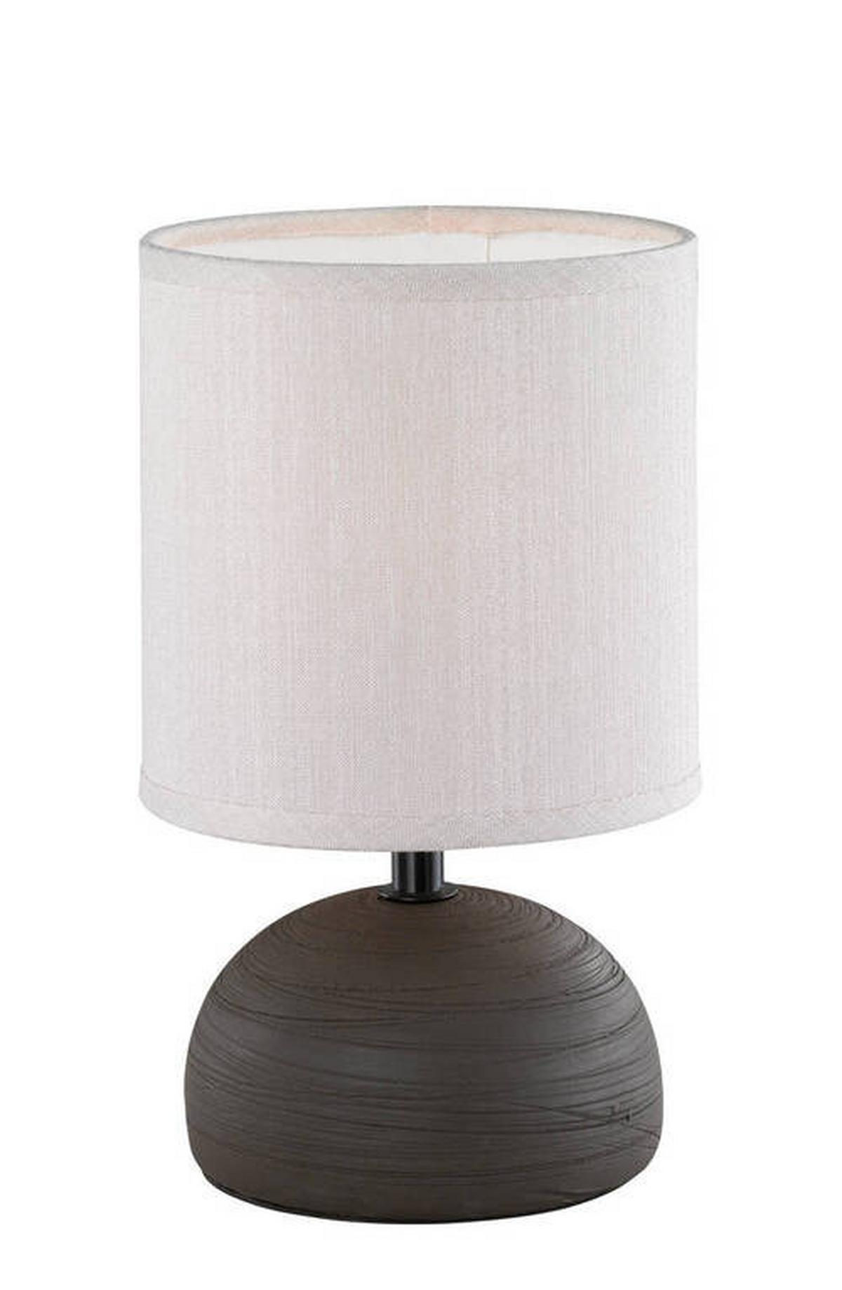 Tischlampe R50351026 Braun R50351026 - Braun, Basics, Keramik/Textil (14/23cm)