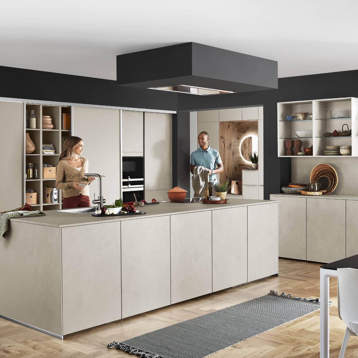 Beépíthető Konyha Riga - homok, Modern, faalapú anyag - Vertico
