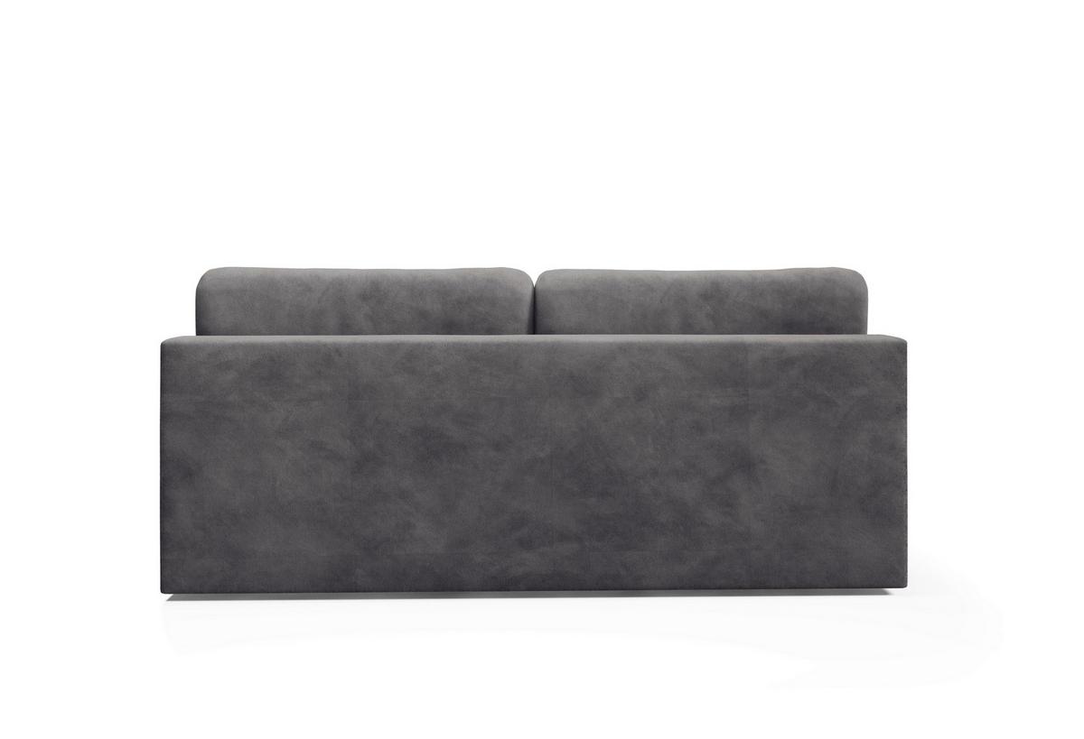 Schlafsofa Maron Grau B: 219cm - Schwarz/Grau, Design, Textil (219/94/110cm) - Livetastic