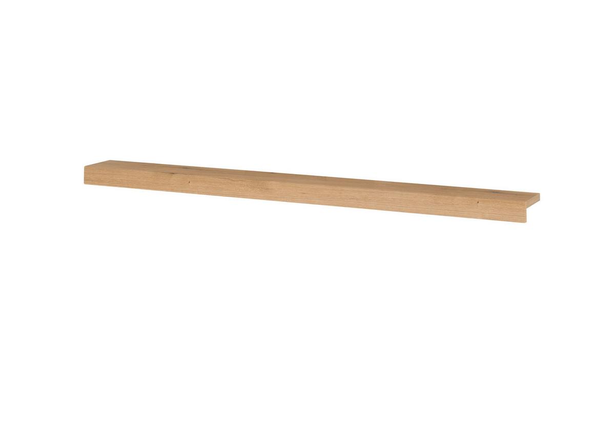 Wandboard Soleto Eichefarben B: 200 cm - Eichefarben, Design, Holzwerkstoff (200/8/20cm) - MID.YOU