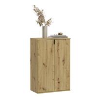 Schuhschrank Projekt X Eiche Artisan B: 61 cm - KONVENTIONELL, Holzwerkstoff (61/99/34cm) - MID.YOU