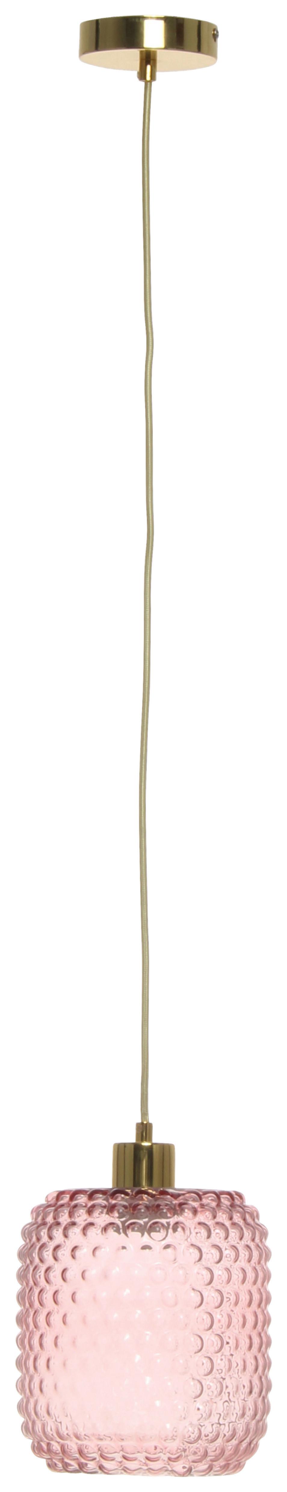 HÄNGELEUCHTE IRINA 125 ROSA - Rosa, Basics, Glas (20/20/27cm) - Kayoom