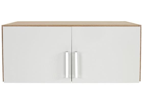 Aufsatzschrank zu Kleiderschrank Wien, 91cm - Eichefarben/Weiß, KONVENTIONELL, Holzwerkstoff (91/39/54cm) Aufsatzschrank zu Kleiderschrank Wien, 91cm - Eichefarben/Weiß, KONVENTIONELL, Holzwerkstoff (91/39/54cm)