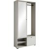 Garderobe Dino Beige-Kaschmir B: 90 Cm - Kaschmir/Beige, Trend, Holzwerkstoff (90/190/33cm)
