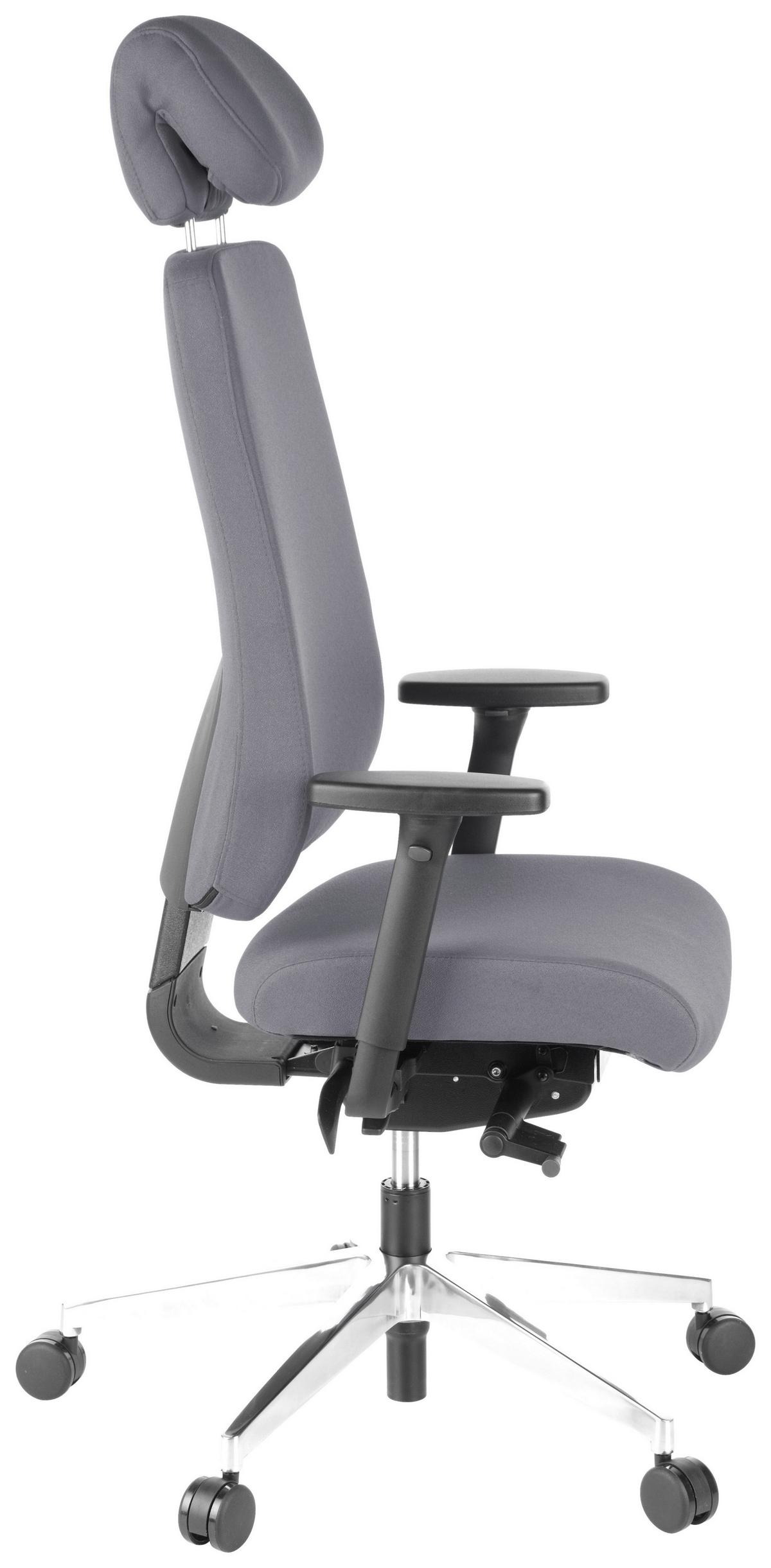 Drehstuhl Pro-Tec 400 Anthrazit - Anthrazit, MODERN, Kunststoff/Textil (70/148/65cm) - MID.YOU