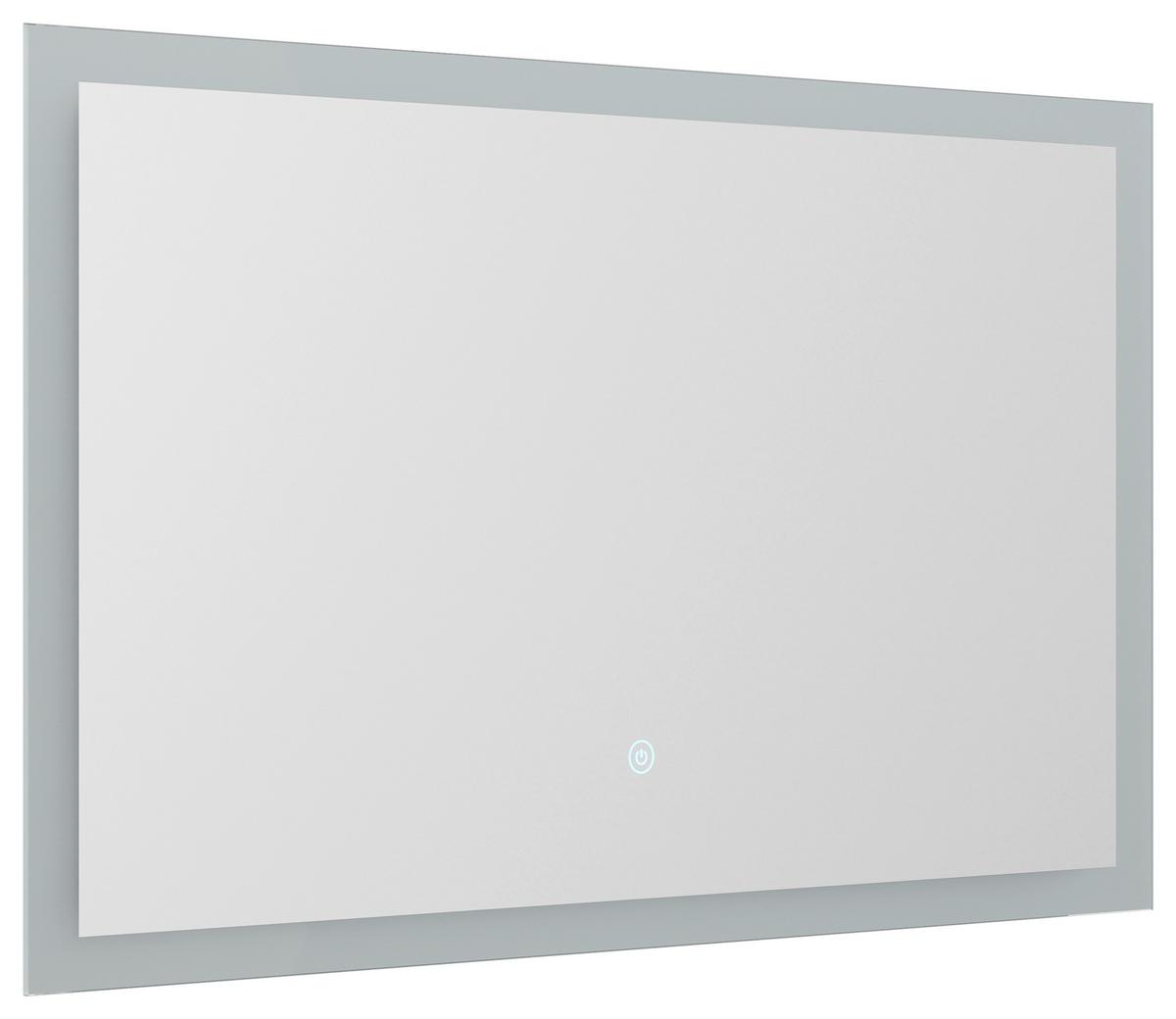 Badezimmerspiegel Led Spiegel Rechteckig B: 90cm - MODERN, Glas (90/53/3,2cm) - MID.YOU