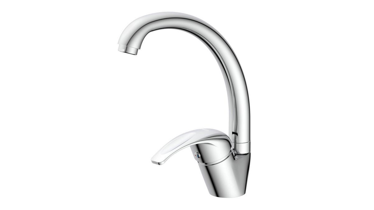 Küchenarmatur Sistant Prag - Chromfarben, Basics, Metall (4,5/24/23cm) - Sistant