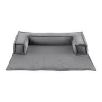 Pohovka pre psa PET FLAT, antracitový menčester - tmavosivá, Konventionell, textil (105/20/105cm) - Mömax