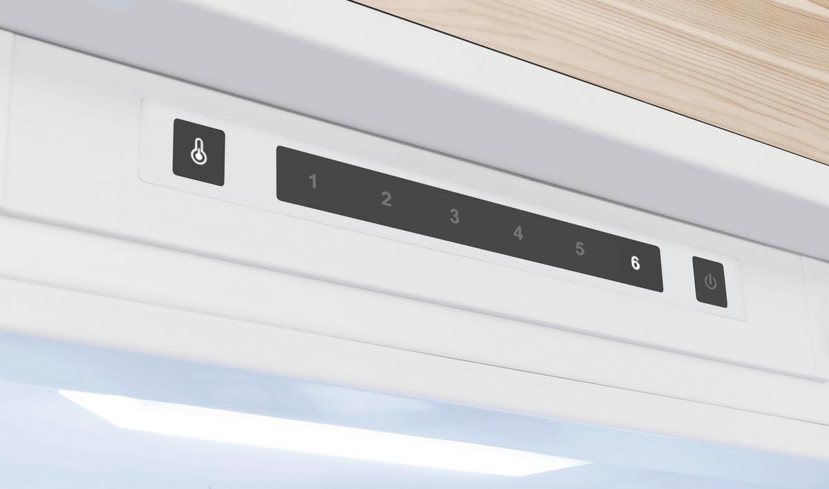 Kühl-gefrier-kombination Ekgcs 387 931 - Weiß, Basics, Glas/Metall (54/176,9/54cm) - Amica