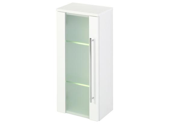 Hängeschrank Mailand 30 cm Weiß - Weiß, MODERN, Glas/Holzwerkstoff (30/66/20cm) Hängeschrank Mailand 30 cm Weiß - Weiß, MODERN, Glas/Holzwerkstoff (30/66/20cm)