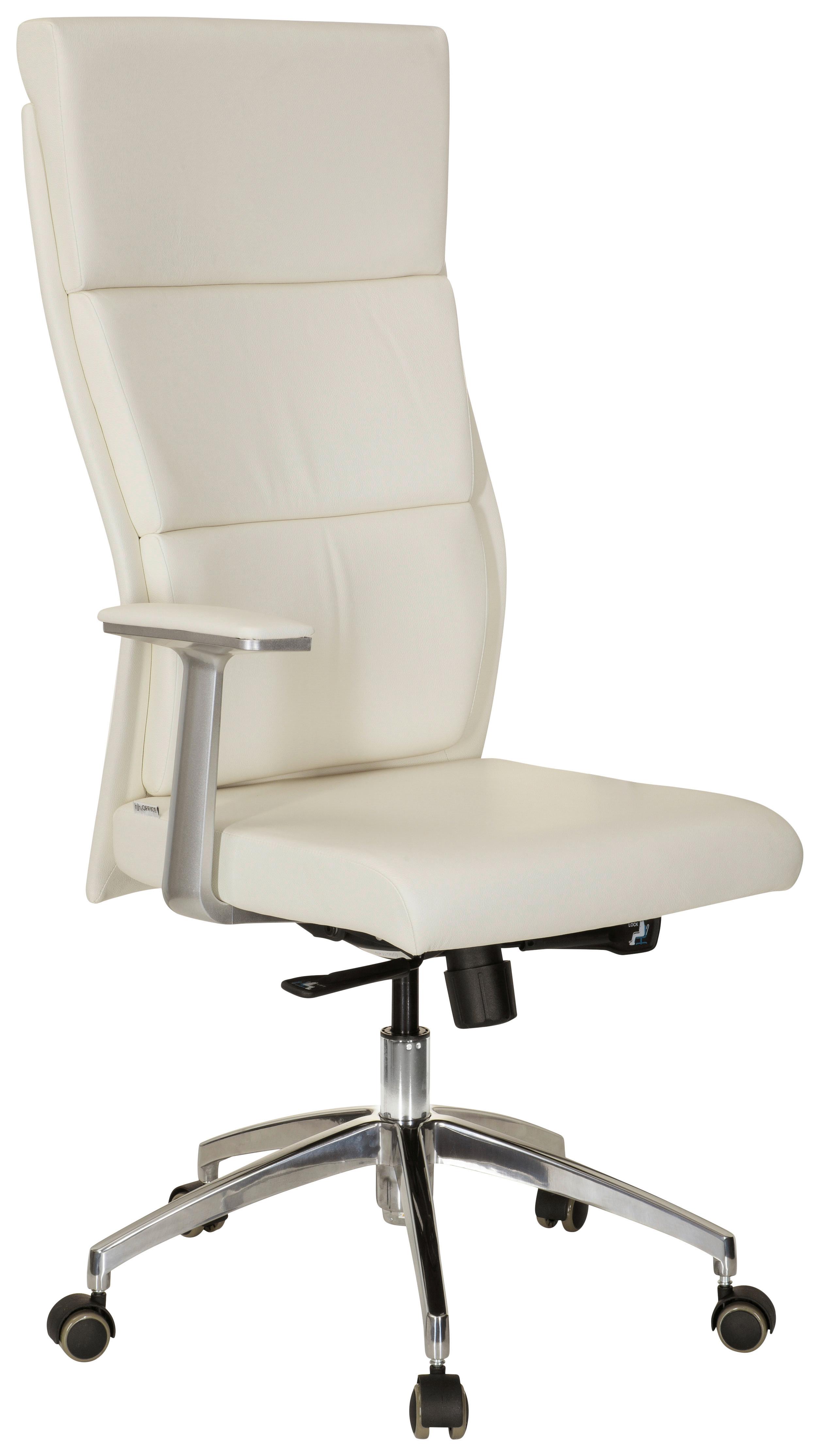 Chefsessel Monza 20 Cremefarben - Creme, MODERN, Leder/Kunststoff (60/131/52cm) - MID.YOU