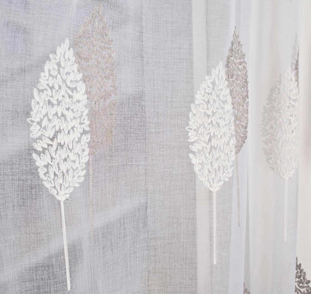 Fertigvorhang Alavaro Grau - Grau, Basics, Textil (140/245cm) - Schmidt W. Gmbh