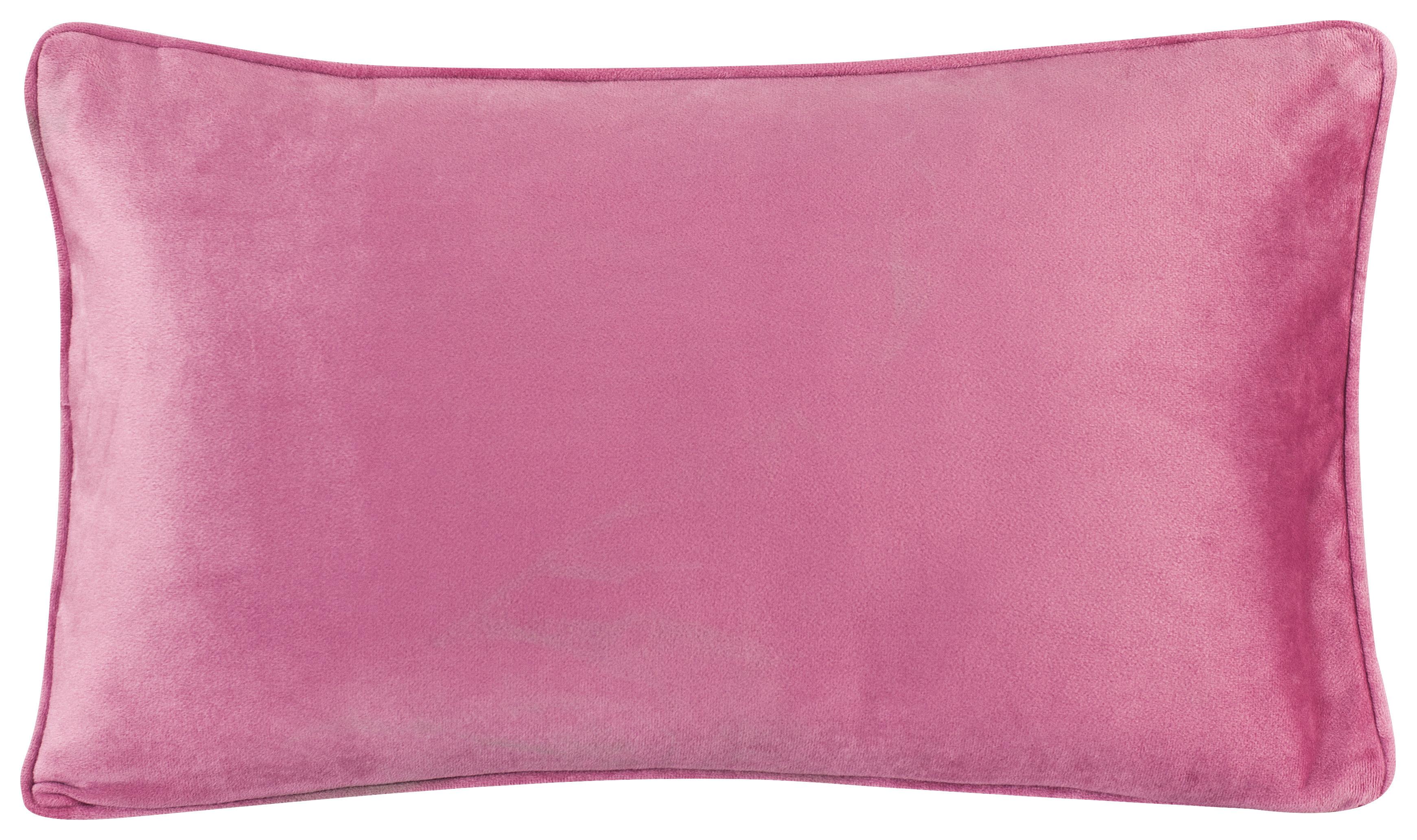 Zierkissen Romy 30x50 cm Polyester Mauve mit Zipp - Mauve, MODERN, Textil (30/50cm) - Luca Bessoni