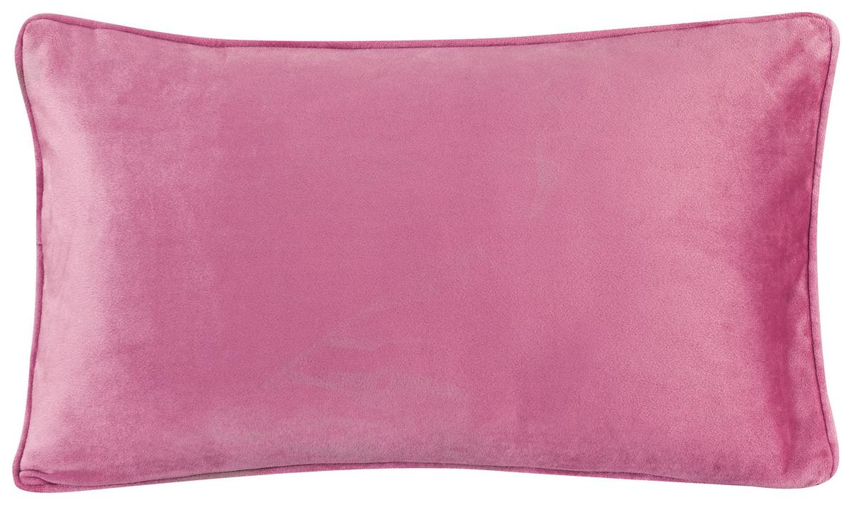 Zierkissen Romy 30x50 cm Polyester Mauve mit Zipp - Mauve, MODERN, Textil (30/50cm) - Luca Bessoni