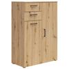 Komód Cabinet - Artisan tölgy, Modern, faalapú anyag (80/115/40cm)