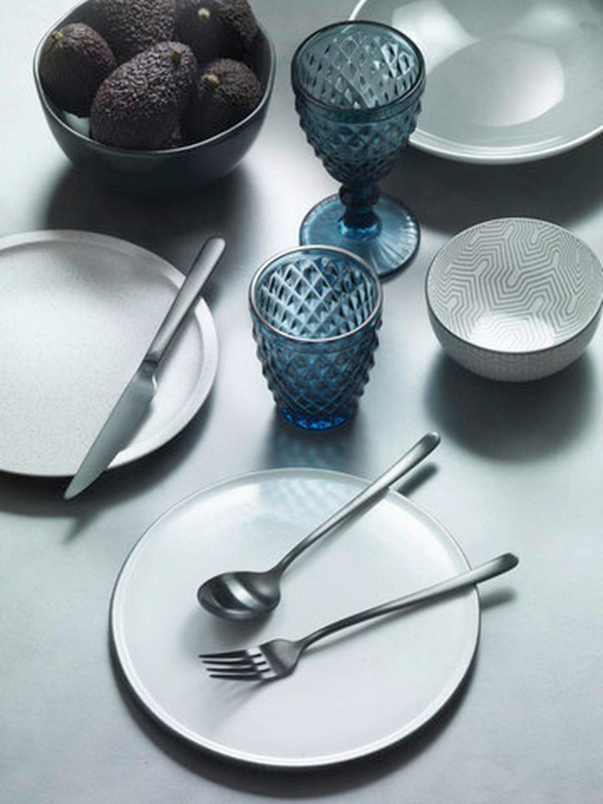 sada příborů SKY TREASURE - černá, Basics, kov (25,5/7/5,3cm) - Pintinox