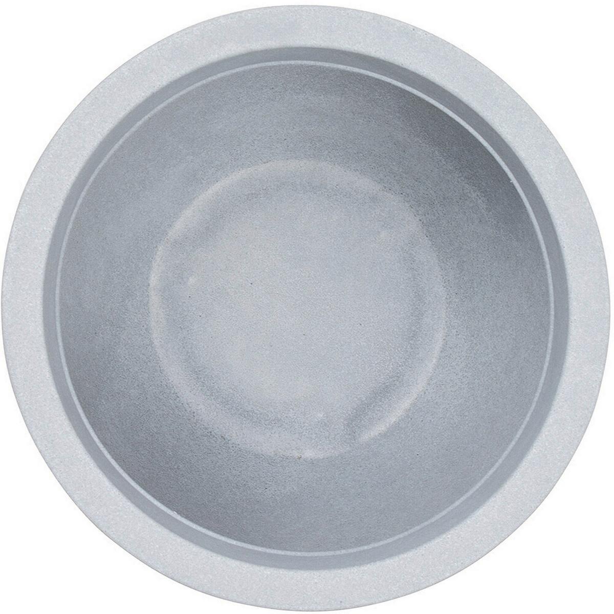 Pflanzentopf Grau D: 48 Cm Rund - Grau, Basics, Kunststoff (48/32cm) - Siena Garden