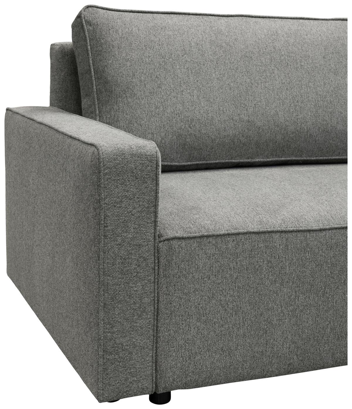 ROZKLADACIA POHOVKA NICOLE - sivá, Modern, textil/plast (232/90/100cm)