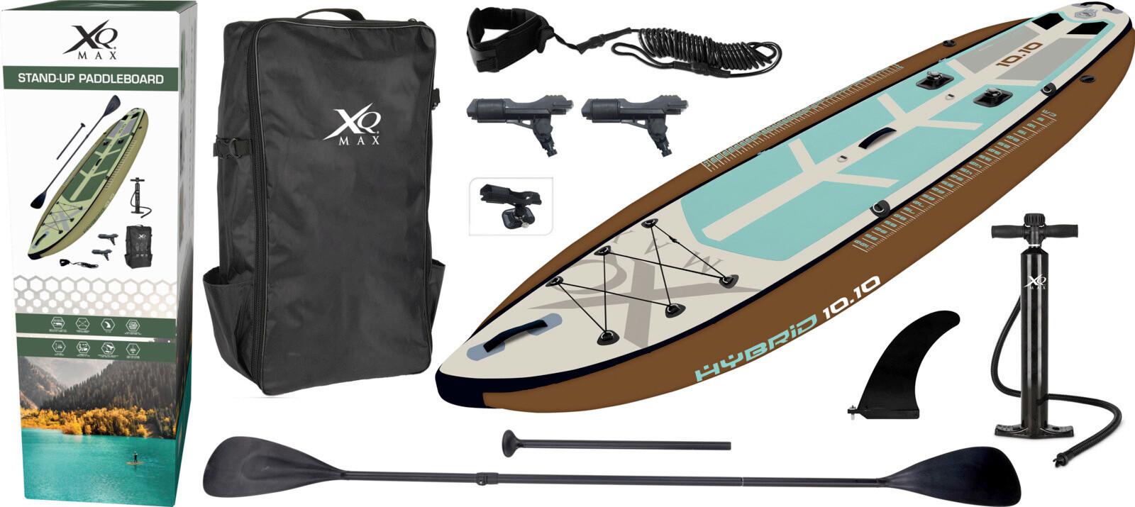 Sup-Stehpaddelboard Braun/Türkis/Weiß - Hellbraun, LIFESTYLE, Kunststoff (99/15/330cm)