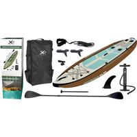 Sup-Stehpaddelboard Braun/Türkis/Weiß - Hellbraun, LIFESTYLE, Kunststoff (99/15/330cm)
