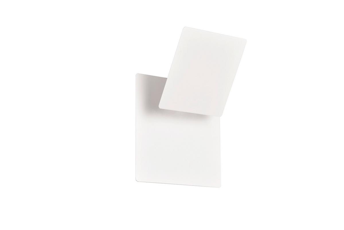 Led-wandleuchte 240319131 Mio - Weiß, Design, Metall (18/18/7.2cm) - Trio Leuchten