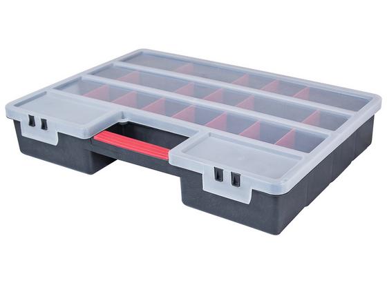 Sortimentskasten Profi Organizer - Transparent/Rot, KONVENTIONELL, Kunststoff (46/32,5/8cm) Sortimentskasten Profi Organizer - Transparent/Rot, KONVENTIONELL, Kunststoff (46/32,5/8cm)