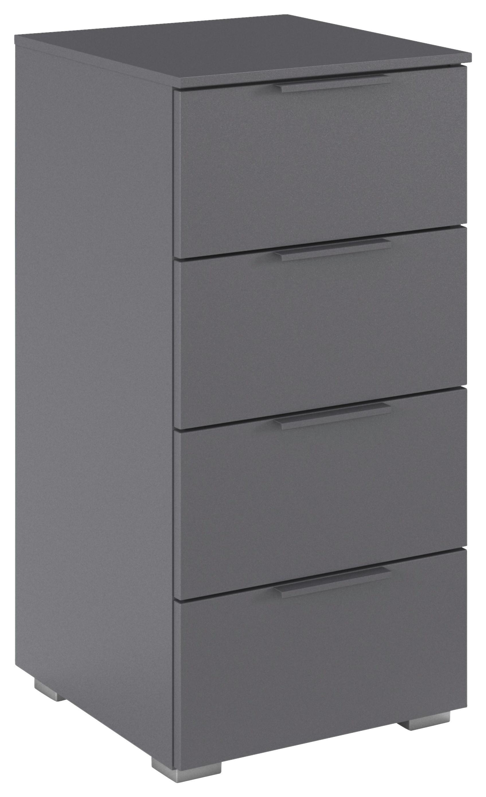 Nachtkästchen Alabama, Grau B: 40 Cm - Alufarben/Grau, MODERN, Holzwerkstoff (40/81/42cm) - Rauch Möbel