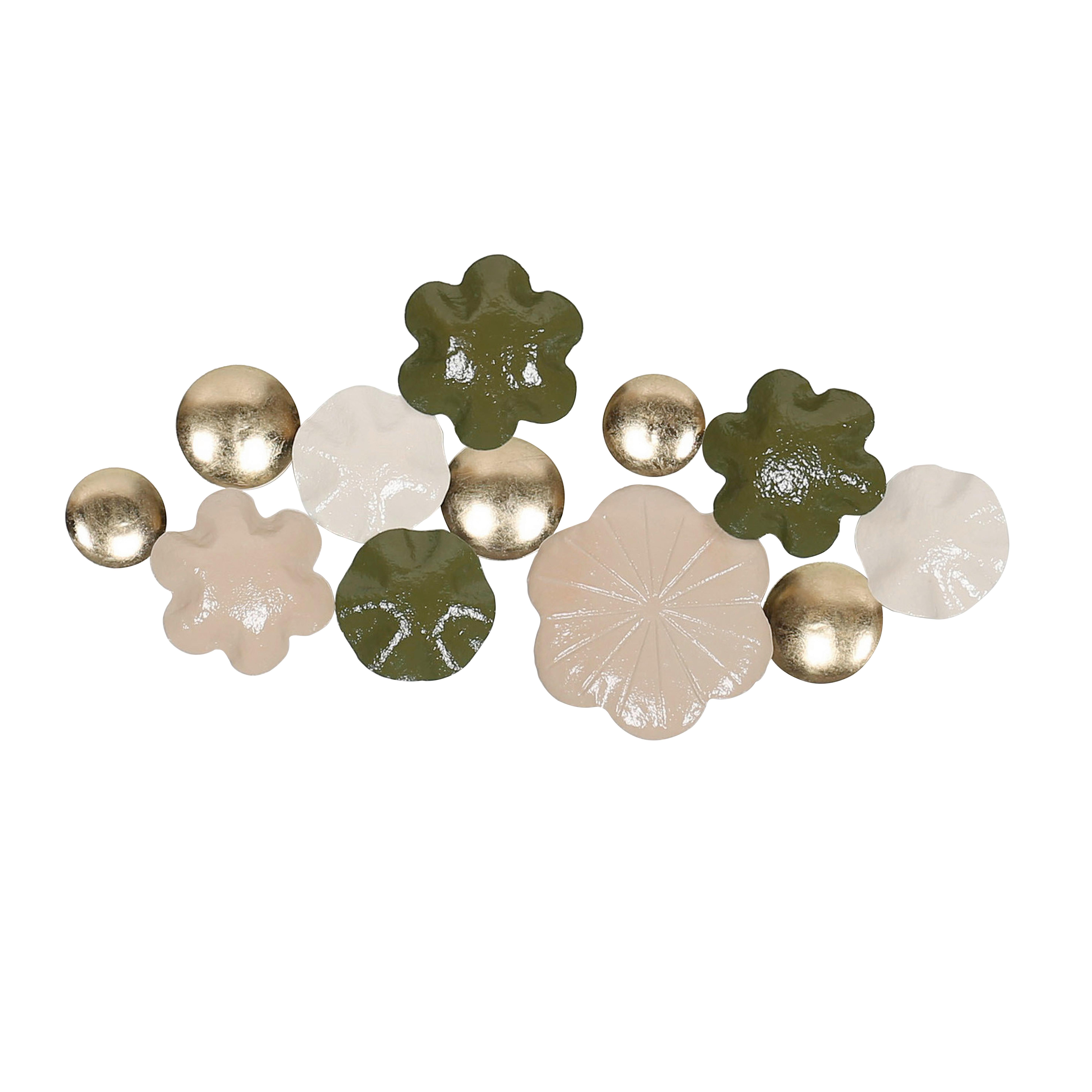 Wanddeko Christina - Beige/Goldfarben, KONVENTIONELL, Metall (89/7/41cm) - James Wood