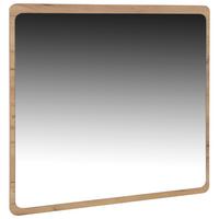 Spiegel Fontana 84x83 Cm, Kraft Eiche Gold Dekor - Eichefarben, MODERN, Glas/Holzwerkstoff (84/83/2cm)