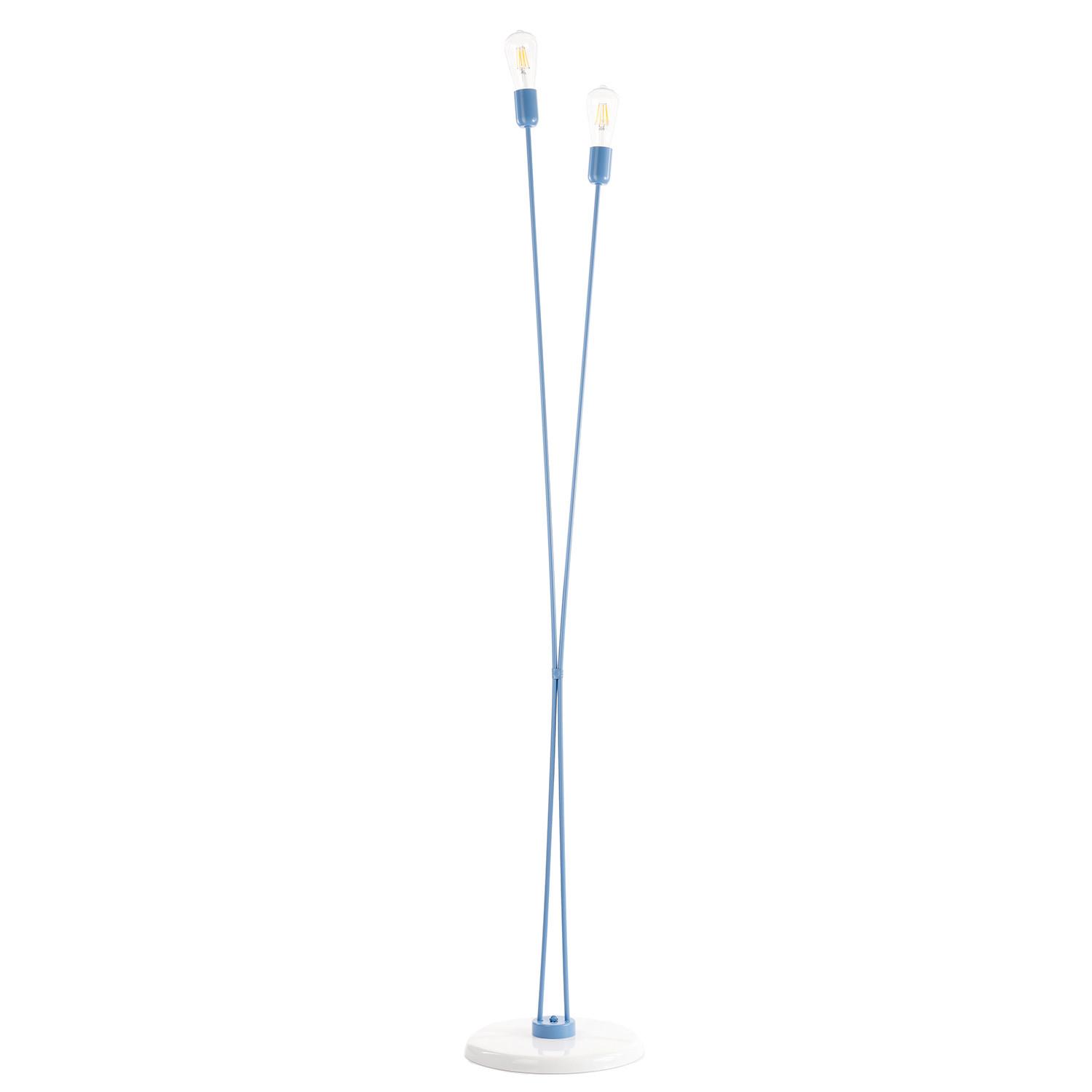 Stehleuchte 5030/Ptb - Blau, Basics, Metall (32/182cm)