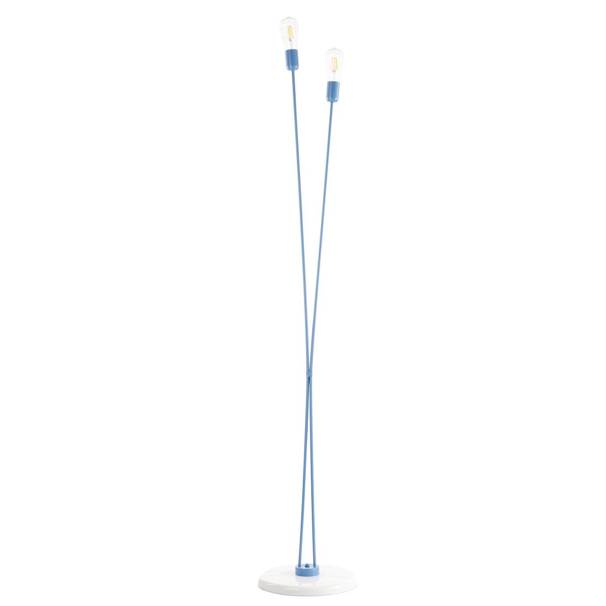 Stehleuchte 5030/Ptb - Blau, Basics, Metall (32/182cm)