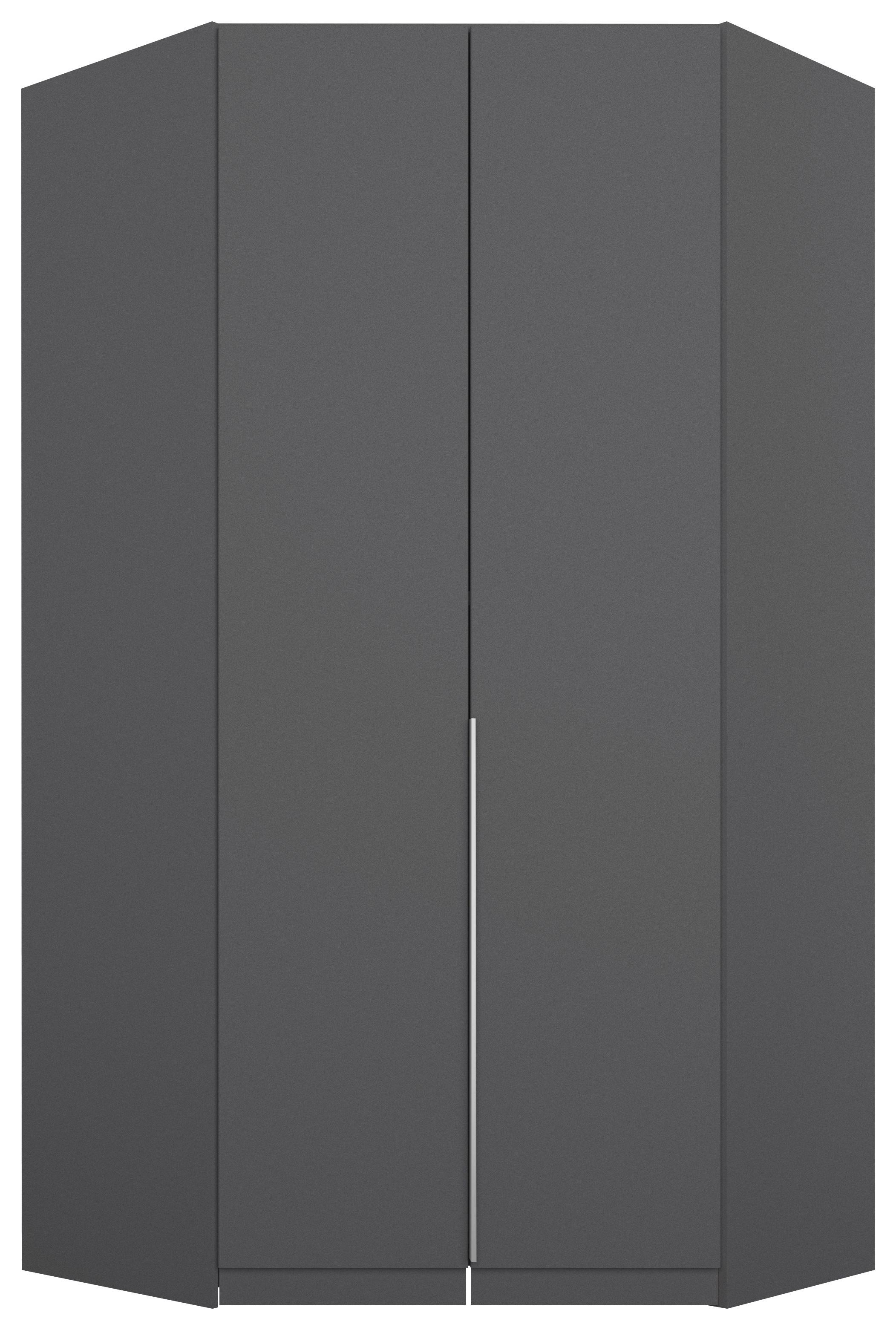 Eckschrank B: 117 cm Alabama, Grau - Grau, MODERN, Holzwerkstoff (117/229/117cm) - Rauch Möbel