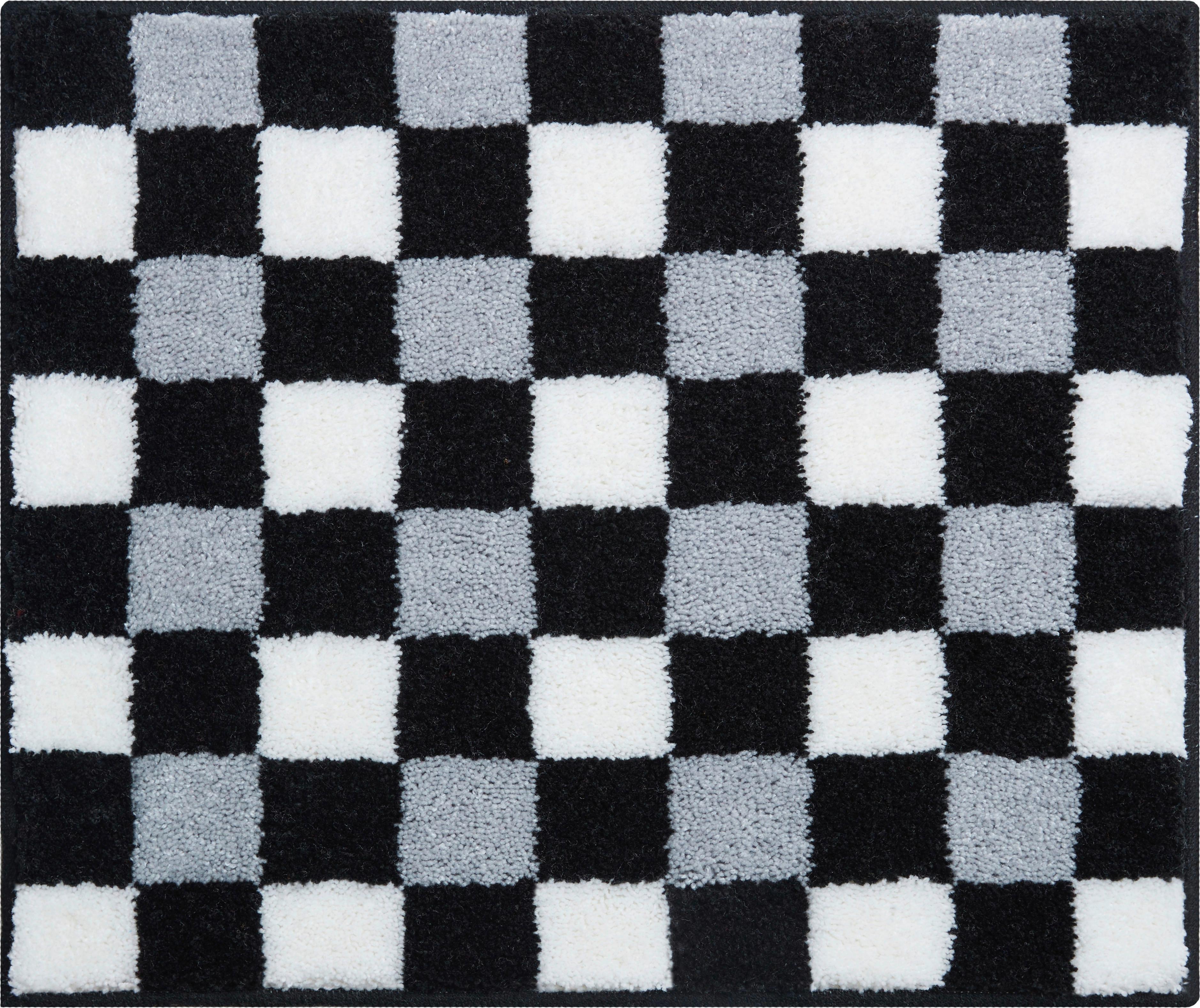 Bidet-vorleger Jocylin - Grau, Basics, Textil (40/50cm) - Grund