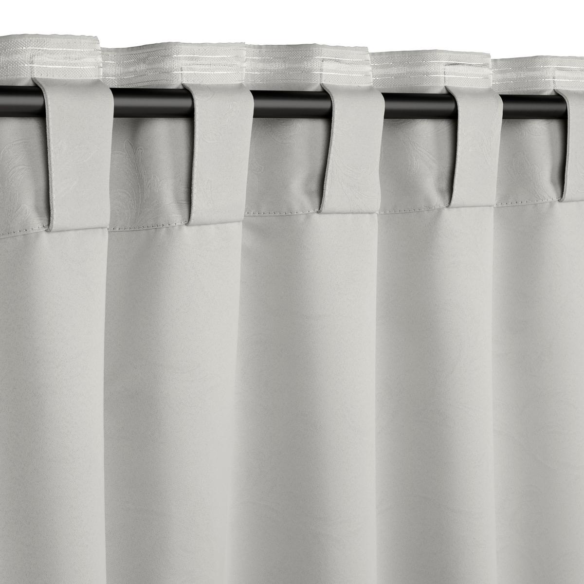 ZATEMŇOVACÍ ZÁVĚS ALVA - bílá, Moderní, textil (140/245cm) - Premium Living