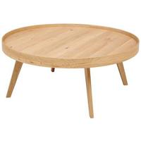 Konferenčný stolík P: 90cm - prírodná farba, Modern, drevo/kompozitné drevo (90/38cm)