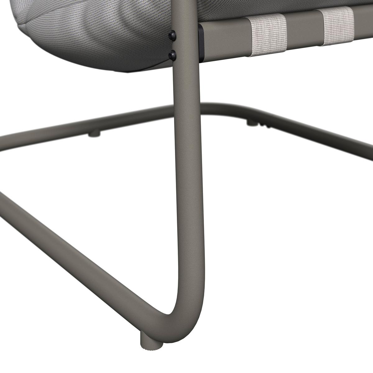 Balkonset Madrid - Grau, Basics, Textil/Metall - Beldano