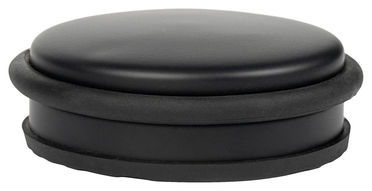 Türstopper Dorian 1 Stk. Dxh: 10x3,5 Cm, Metall M. Gummiring - Anthrazit, KONVENTIONELL, Metall (10/3,5cm)