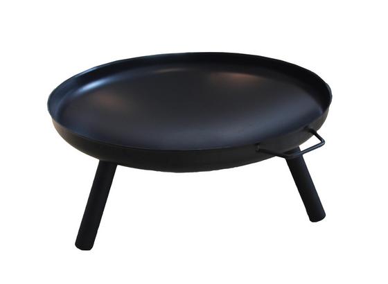 Feuerkorb Bazier Ø 60 cm Kynast - Schwarz, MODERN, Metall (60/29cm)