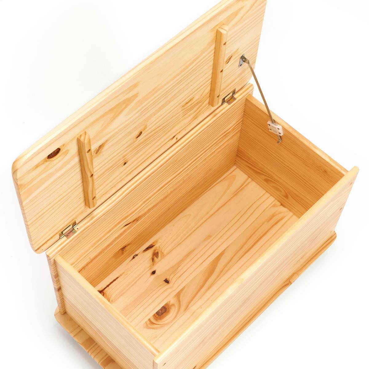TRUHE Naturfarben B: 73 cm - Naturfarben, Basics, Holz (73/45/39,5cm) - Zeller Present